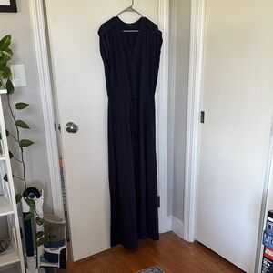Athleta Navy Sleeveless Maxi Marlowe Dress